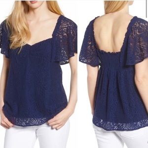 Hinge Blue top
